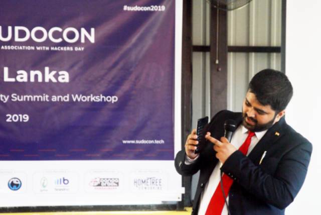 Nitin Pandey Cyber Security Expert at sudocon colombo